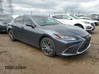 2022 Lexus ES 250 with VIN 58AD11D13NU009089, listed as a Copart auction lot 59532615 with 43,248 mi miles and Salvage title. Bid and sale history available at DreamBid. Image 4.