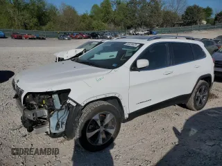 2019 Jeep Cherokee Limited with VIN 1C4PJMDX4KD356442, listed as a Copart auction lot 53324425 with 44,370 mi miles and Salvage Title. Bid and sale history available at carsss.com. Image 1.