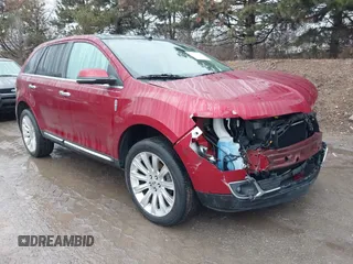 2014 Lincoln MKX with VIN 2LMDJ6JK0EBL15047, listed as a IAAI auction lot 41516164 with 107,221 mi miles and . Bid and sale history available at DreamBid. Image 1.