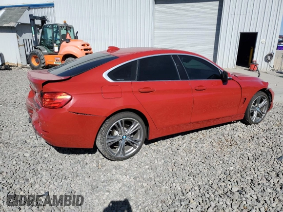 2017 BMW 4 Series 430i xDrive with VIN WBA4F9C54HG439603, listed as a Copart auction lot 62525125 with 40,331 mi miles and Salvage title. Bid and sale history available at DreamBid. Image 3.