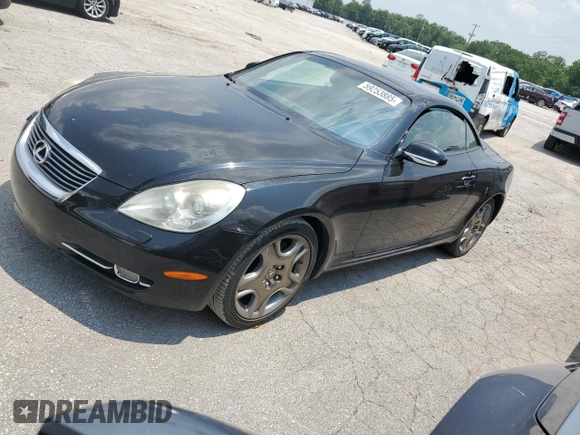 2006 Lexus SC 430 with VIN JTHFN48Y869009237, listed as a Copart auction lot 59253885 with 149,087 mi miles and Salvage title. Bid and sale history available at DreamBid. Image 1.