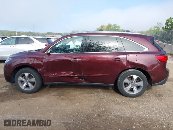 2014 Acura MDX with VIN 5FRYD4H22EB031441, listed as a IAAI auction lot 42233199 with 193,784 mi miles and . Bid and sale history available at DreamBid. Image 14.