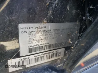 2014 Audi S4 Premium Plus with VIN WAUBGAFL7EA058438, listed as a Copart auction lot 77026174 with 140,847 mi miles and Salvage Title. Bid and sale history available at carsss.com. Image 12.