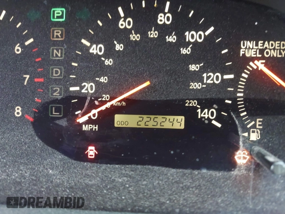 2000 Lexus ES 300 с VIN JT8BF28GXY0265748, выставлен на аукционе IAAI как лот 42394243 с пробегом 225 244 миль миль и . История ставок и продаж доступна на DreamBid. Изображение 7.