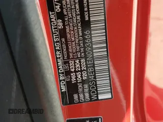 2014 Mercedes-Benz CLA 250 with VIN WDDSJ4EB1EN093666, listed as a Copart auction lot 61816735 with 134,771 mi miles and Salvage title. Bid and sale history available at DreamBid. Image 13.