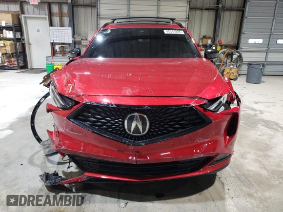 2023 Acura MDX w/A-Spec Package with VIN 5J8YE1H04PL040249, listed as a Copart auction lot 44344885 with Not Provided miles and Salvage Title. Bid and sale history available at DreamBid. Image 5.