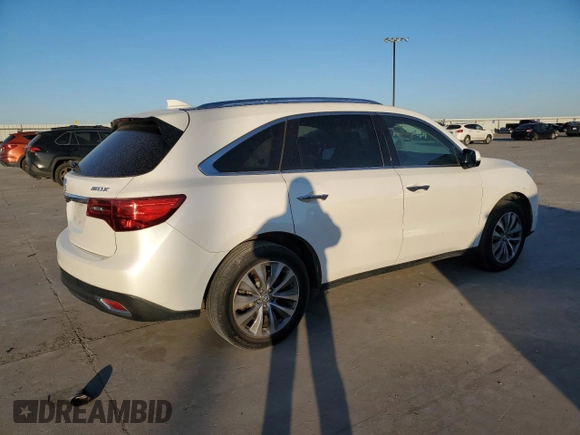2014 Acura MDX Tech Pkg with VIN 5FRYD3H42EB005479, listed as a Copart auction lot 49132765 with 147,598 mi miles and Salvage Title. Bid and sale history available at carsss.com. Image 3.