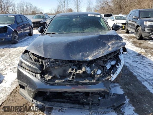 2022 Honda Civic Sedan Sport with VIN 2HGFE2F57NH119016, listed as a Copart auction lot 47382465 with 91,397 mi miles and Salvage Title. Bid and sale history available at carsss.com. Image 5.