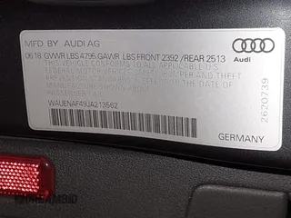 2018 Audi A4 Premium Plus с VIN WAUENAF49JA213562, выставлен на аукционе IAAI как лот 41984998 с пробегом 33 419 миль миль и . История ставок и продаж доступна на DreamBid. Изображение 9.