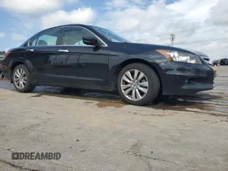 2011 Honda Accord EX-L with VIN 1HGCP3F82BA012737, listed as a Copart auction lot 63999815 with 175,229 mi miles and Salvage title. Bid and sale history available at DreamBid. Image 4.