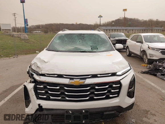 2025 Chevrolet Equinox FWD LT with VIN 3GNAXHEG2SL197920, listed as a IAAI auction lot 41825848 with 1,636 mi miles and . Bid and sale history available at DreamBid. Image 12.