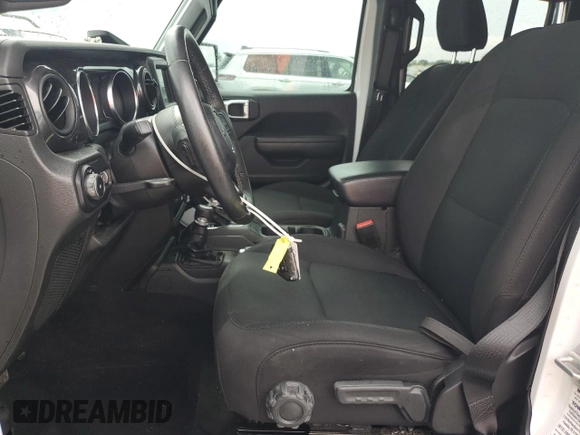 2022 Jeep Wrangler Unlimited Willys with VIN 1C4HJXDN9NW242045, listed as a Copart auction lot 59857985 with 34,970 mi miles and Salvage title. Bid and sale history available at DreamBid. Image 7.