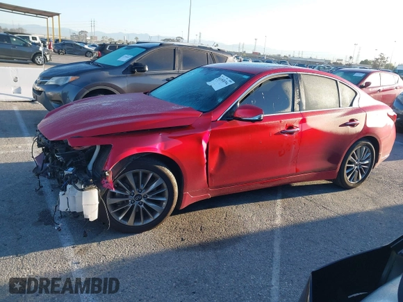 2021 Infiniti Q50 Luxe z VIN JN1EV7BPXMM705321, wystawiony jako IAAI lot #41838394 z przebiegiem 38 928 mil mil oraz . Historia ofert i sprzedaży dostępna na DreamBid. Obrazek 15.