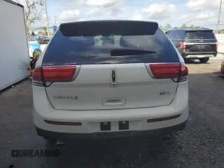 2011 Lincoln MKX with VIN 2LMDJ6JK6BBJ02700, listed as a Copart auction lot 51519635 with 184,446 mi miles and Salvage Title. Bid and sale history available at carsss.com. Image 6.