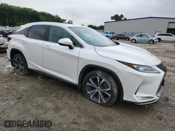 2022 Lexus RX 350 with VIN 2T2HZMDA1NC317474, listed as a Copart auction lot 64404595 with 45,805 mi miles and Salvage title. Bid and sale history available at DreamBid. Image 4.