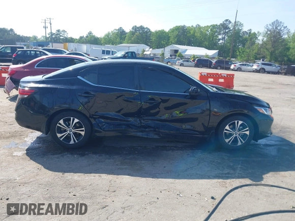 2023 Nissan Sentra SV with VIN 3N1AB8CV2PY276039, listed as a IAAI auction lot 42074619 with 21,495 mi miles and . Bid and sale history available at DreamBid. Image 13.