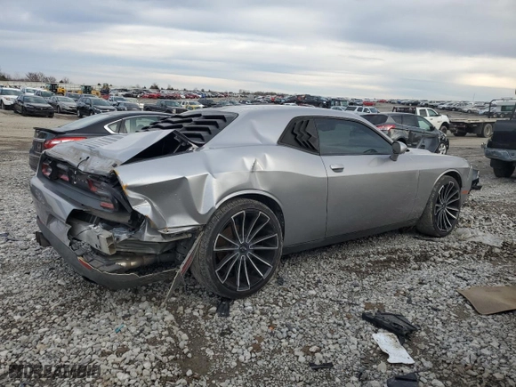 2017 Dodge Challenger SXT with VIN 2C3CDZAG9HH640351, listed as a Copart auction lot 46118655 with 128,213 mi miles and Salvage Title. Bid and sale history available at carsss.com. Image 3.