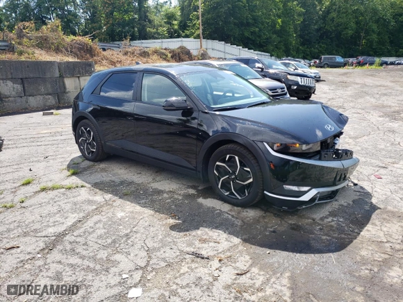2022 Hyundai IONIQ 5 SE with VIN KM8KMDAF1NU101213, listed as a Copart auction lot 59186563 with 4,988 mi miles. Bid and sale history available at carsss.com. Image 4.