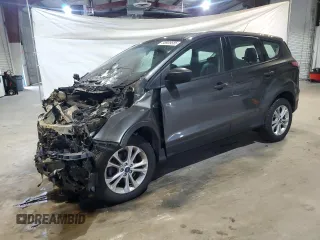 2017 Ford Escape S with VIN 1FMCU0F7XHUD80597, listed as a Copart auction lot 58909585 with Not provided miles and Salvage title. Bid and sale history available at DreamBid. Image 1.