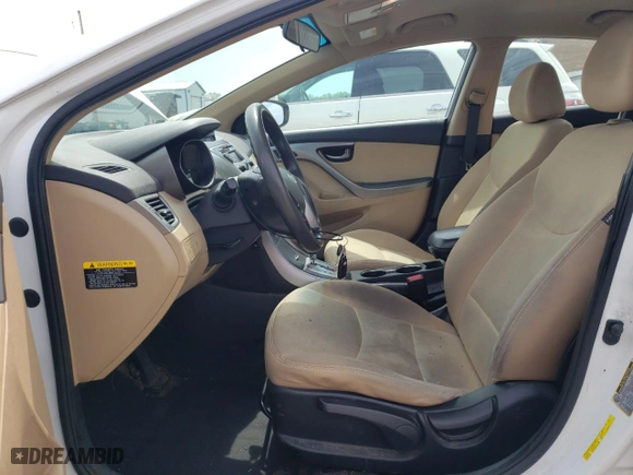 2013 Hyundai Elantra Limited with VIN 5NPDH4AE1DH376338, listed as a Copart auction lot 54831875 with 174,676 mi miles and Clean Title. Bid and sale history available at carsss.com. Image 7.