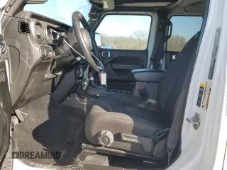 2022 Jeep Wrangler Unlimited Sport with VIN 1C4HJXDG6NW201051, listed as a Copart auction lot 42795565 with 30,197 mi miles and Salvage Title. Bid and sale history available at DreamBid. Image 7.