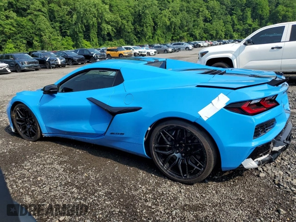 2023 Chevrolet Corvette 3LZ with VIN 1G1YF3D37P5604867, listed as a Copart auction lot 60778945 with 4,758 mi miles and Salvage title. Bid and sale history available at DreamBid. Image 2.