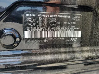 2017 Mitsubishi Outlander ES z VIN JA4AR3AU4HZ039088, wystawiony jako Copart lot #53078845 z przebiegiem 102 364 mil mil oraz Szkoda całkowita • Salvage title. Historia ofert i sprzedaży dostępna na DreamBid. Obrazek 13.