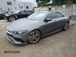 2021 Mercedes-Benz CLA with VIN W1K5J5BB7MN164861, listed as a Copart auction lot 63204833 with Not Provided miles. Bid and sale history available at carsss.com. Image 1.
