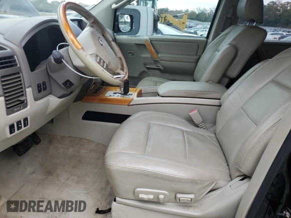2005 Infiniti QX56 with VIN 5N3AA08A65N813953, listed as a Copart auction lot 83838814 with 168,503 mi miles and Salvage Title. Bid and sale history available at carsss.com. Image 7.