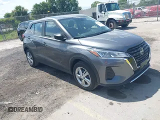2024 Nissan Kicks S with VIN 3N1CP5BV1RL539194, listed as a IAAI auction lot 42498246 with 26,312 mi miles and . Bid and sale history available at DreamBid. Image 1.