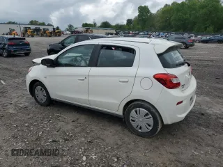 2020 Mitsubishi Mirage ES z VIN ML32A3HJ6LH010710, wystawiony jako Copart lot #53871695 z przebiegiem 61 487 mil mil oraz Szkoda całkowita • Salvage title. Historia ofert i sprzedaży dostępna na DreamBid. Obrazek 2.