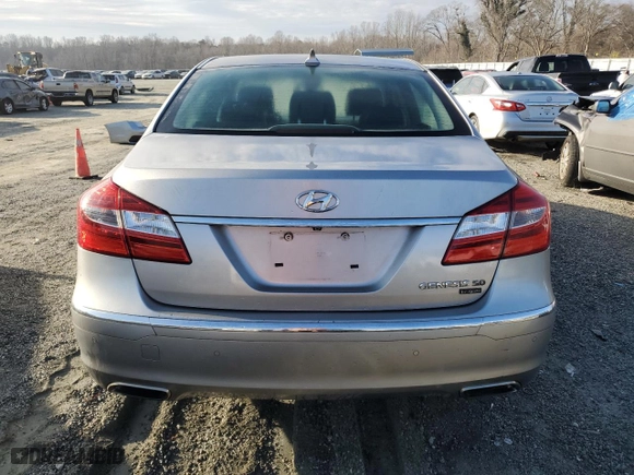 2012 Hyundai Genesis 5.0L with VIN KMHGC4DH8CU187056, listed as a Copart auction lot 86327684 with 154,890 mi miles and Salvage Title. Bid and sale history available at carsss.com. Image 6.