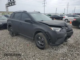 2017 Toyota RAV4 LE with VIN 2T3BFREV1HW616877, listed as a Copart auction lot 46058075 with 66,956 mi miles and Salvage title. Bid and sale history available at DreamBid. Image 4.
