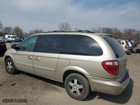 2007 Dodge Grand Caravan SXT with VIN 2D4GP44L57R166507, listed as a Copart auction lot 52375495 with 84,503 mi miles and Clean Title. Bid and sale history available at carsss.com. Image 2.