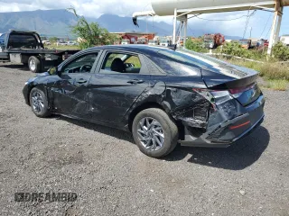 2024 Hyundai Elantra SEL with VIN KMHLM4DG0RU704524, listed as a Copart auction lot 46550925 with 14,045 mi miles and Salvage Title. Bid and sale history available at carsss.com. Image 2.