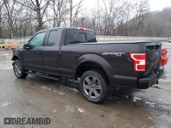 2020 Ford F-150 XL with VIN 1FTEX1EP5LFC02170, listed as a Copart auction lot 85945204 with 43,932 mi miles and Salvage title. Bid and sale history available at DreamBid. Image 2.