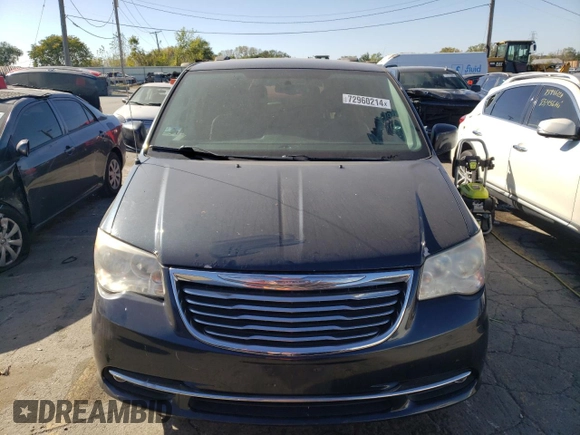 2013 Chrysler Town & Country Touring with VIN 2C4RC1BG9DR810561, listed as a Copart auction lot 72960214 with 100,992 mi miles and Salvage Title. Bid and sale history available at DreamBid. Image 5.