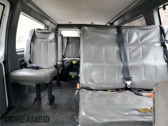 2011 Ford Econoline Cargo Commercial with VIN 1FTNS2EW2BDA16575, listed as a Copart auction lot 52884745 with 248,455 mi miles and Salvage Title. Bid and sale history available at DreamBid. Image 10.