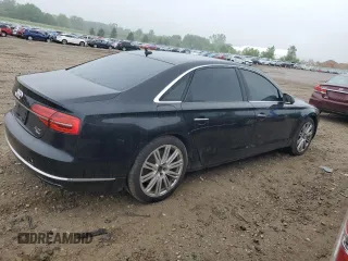 2015 Audi A8 4.0T with VIN WAU32AFD6FN037523, listed as a Copart auction lot 59757555 with 146,463 mi miles and Clean title. Bid and sale history available at DreamBid. Image 3.