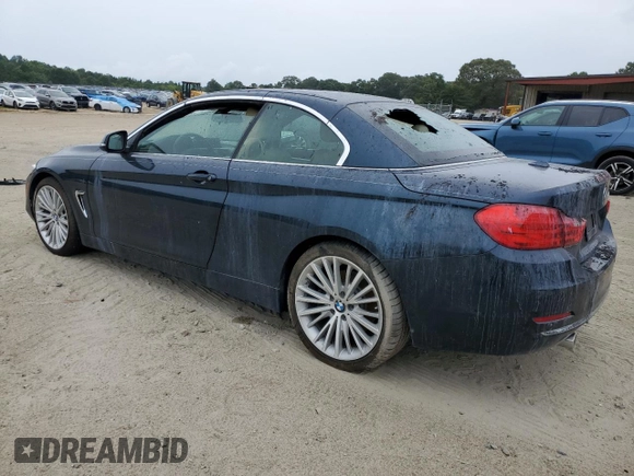 2014 BMW 4 Series 435i with VIN WBA3T3C53EP737301, listed as a Copart auction lot 57352985 with Not provided miles and Salvage title. Bid and sale history available at DreamBid. Image 2.