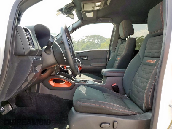 2022 Nissan Frontier SV with VIN 1N6ED1EJ6NN619016, listed as a Copart auction lot 58311855 with 56,943 mi miles and Clean title. Bid and sale history available at DreamBid. Image 7.