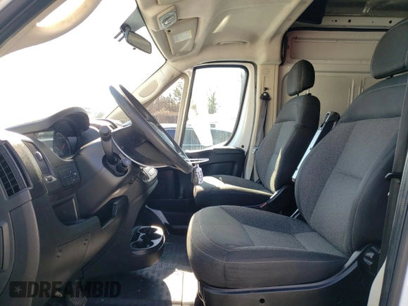 2017 Ram ProMaster Cargo with VIN 3C6TRVDGXHE544426, listed as a Copart auction lot 46569555 with 56,571 mi miles and Clean Title. Bid and sale history available at carsss.com. Image 7.