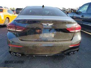 2018 Genesis G80 3.3T Sport with VIN KMHGN4JB8JU248512, listed as a Copart auction lot 69330014 with 43,992 mi miles and Salvage Title. Bid and sale history available at carsss.com. Image 6.