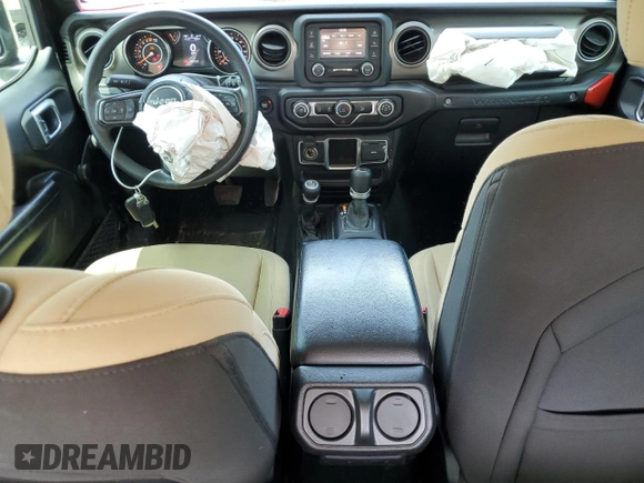 2020 Jeep Wrangler Sport with VIN 1C4GJXAG6LW261344, listed as a Copart auction lot 61875494 with 45,113 mi miles and Salvage title. Bid and sale history available at DreamBid. Image 8.
