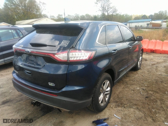 2017 Ford Edge SEL with VIN 2FMPK4J93HBC11518, listed as a IAAI auction lot 41963833 with 132,293 mi miles. Bid and sale history available at carsss.com. Image 4.