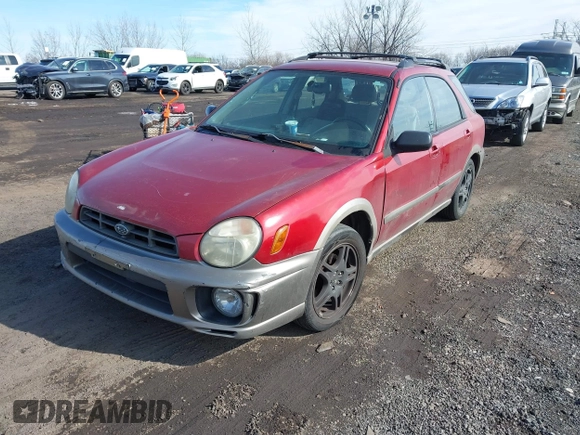 2002 Subaru Impreza Outback Special Sports with VIN JF1GG68522H822483, listed as a IAAI auction lot 41621127 with 209,164 mi miles and . Bid and sale history available at DreamBid. Image 2.