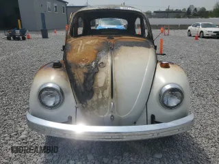1969 Volkswagen Beetle with VIN 119235264, listed as a Copart auction lot 55211595 with Not Provided miles and Salvage Title. Bid and sale history available at DreamBid. Image 5.