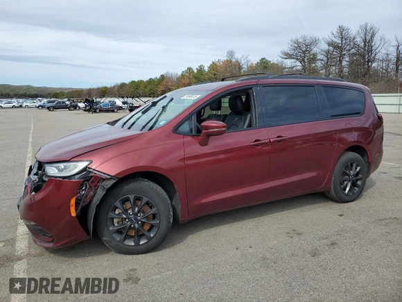 2021 Chrysler Pacifica Touring L z VIN 2C4RC3BG7MR567702, wystawiony jako Copart lot #51490415 z przebiegiem 62 689 mil mil oraz Szkoda całkowita • Salvage title. Historia ofert i sprzedaży dostępna na DreamBid. Obrazek 1.
