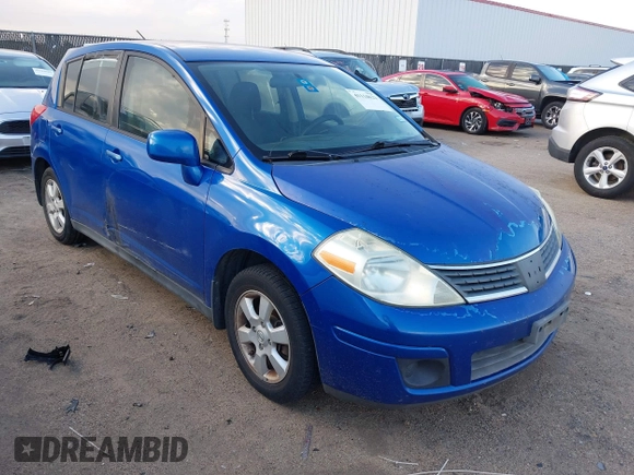 2008 Nissan Versa 1.8 S with VIN 3N1BC13E58L400361, listed as a IAAI auction lot 41114622 with 240,518 mi miles. Bid and sale history available at carsss.com. Image 1.