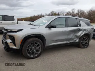 2024 Chevrolet Traverse AWD RS with VIN 1GNEVLKS2RJ155199, listed as a Copart auction lot 78870494 with 6,491 mi miles and Salvage Title. Bid and sale history available at carsss.com. Image 1.